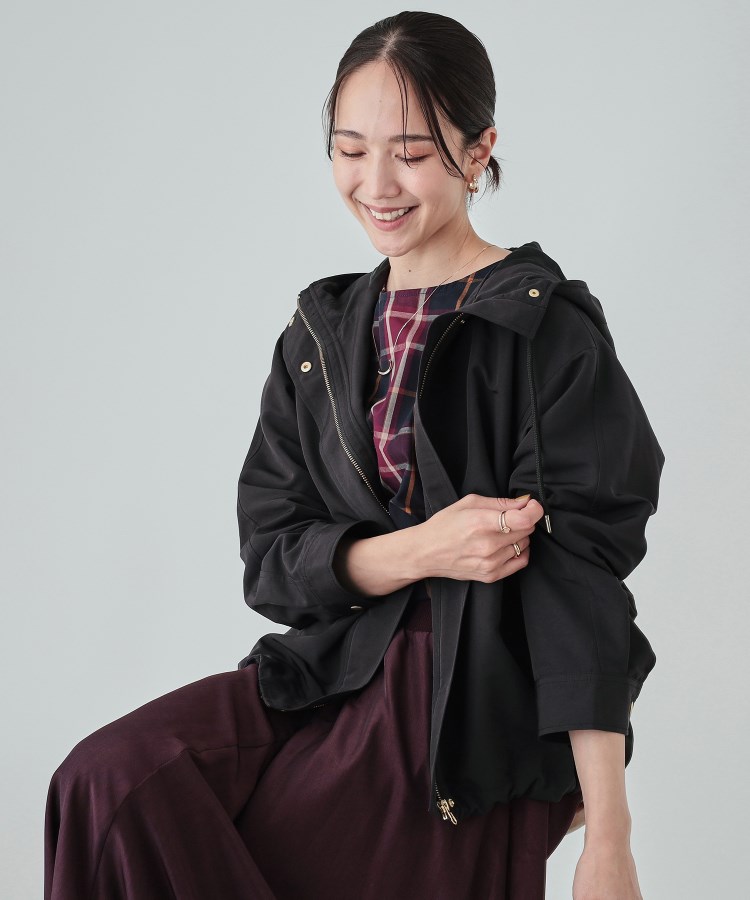 シューラルー/ドレスキップ(SHOO・LA・RUE/DRESKIP)の【撥水】かわいいもかっこいいも叶える 欲張りマンパ ネイビー(094)