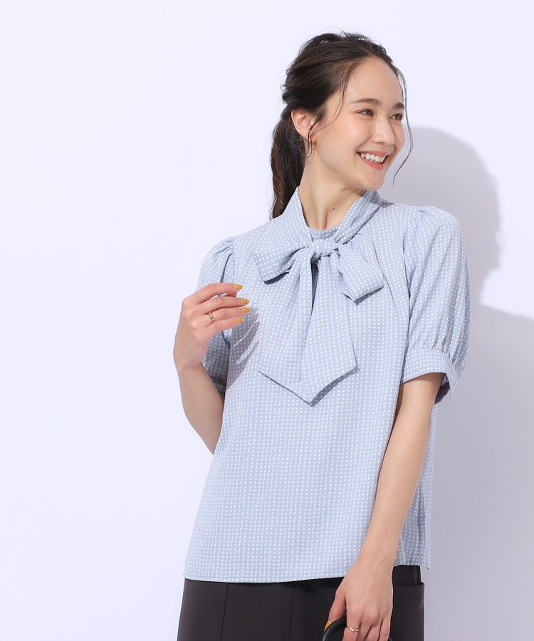 シューラルー/ドレスキップ(SHOO・LA・RUE/DRESKIP)の【2WAY/無理せずキレイ】リボンが華やかさをプラスする 5分袖ブラウス15
