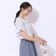シューラルー/ドレスキップ(SHOO・LA・RUE/DRESKIP)の【高レビュー/無理せずキレイ】線画フラワーが目を惹く フェミニンブラウス6