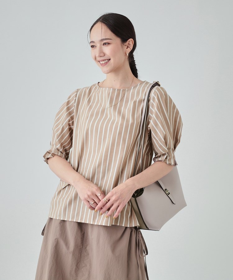 シューラルー/ドレスキップ(SHOO・LA・RUE/DRESKIP)の【洗える/イージーケア】腕周りがキレイに見える 5分袖ブラウス13