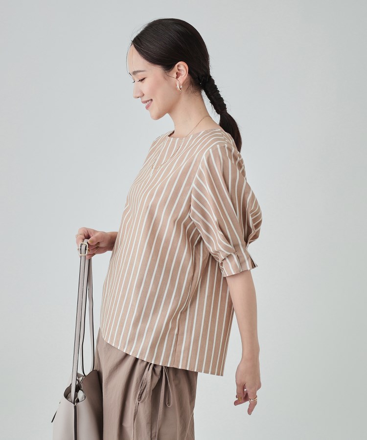 シューラルー/ドレスキップ(SHOO・LA・RUE/DRESKIP)の【洗える/イージーケア】腕周りがキレイに見える 5分袖ブラウス14