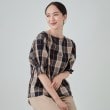 シューラルー/ドレスキップ(SHOO・LA・RUE/DRESKIP)の【洗える/イージーケア】腕周りがキレイに見える 5分袖ブラウス ピンクベージュ(253)