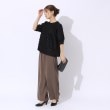 シューラルー/ドレスキップ(SHOO・LA・RUE/DRESKIP)の【洗える】上品な甘さ フリンジ ジャカード5分袖ブラウス7