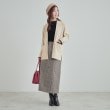 シューラルー/ドレスキップ(SHOO・LA・RUE/DRESKIP)のオフィスカジュアルにも 配色が目を惹く ポケット付きトッパーカーディガン7