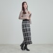 シューラルー/ドレスキップ(SHOO・LA・RUE/DRESKIP)の【高レビュー/洗える/セットアップ可】 着る度うっとり もちもちチェック柄ニットナロースカート8