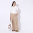 シューラルー/ドレスキップ(SHOO・LA・RUE/DRESKIP)の【洗える/UV】大人のこなれ感 ぷっくりラメロゴTシャツ11