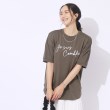 シューラルー/ドレスキップ(SHOO・LA・RUE/DRESKIP)の【洗える/UV】大人のこなれ感 ぷっくりラメロゴTシャツ1