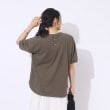 シューラルー/ドレスキップ(SHOO・LA・RUE/DRESKIP)の【洗える/UV】大人のこなれ感 ぷっくりラメロゴTシャツ2