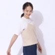シューラルー/ドレスキップ(SHOO・LA・RUE/DRESKIP)の【2点セット】秋冬も活躍 フェイクファービスチェ×Tシャツ2