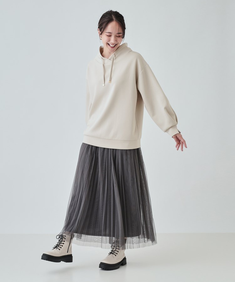 シューラルー/ドレスキップ(SHOO・LA・RUE/DRESKIP)の【高レビュー】なめらかタッチ もちさら抜け襟トップス3