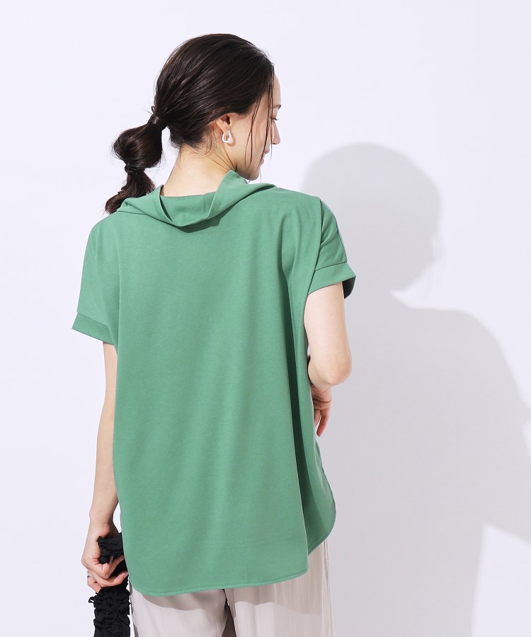 シューラルー/ドレスキップ(SHOO・LA・RUE/DRESKIP)の【高レビュー/UV】さらりと大人カジュアルな装いに 抜け襟Tシャツ22