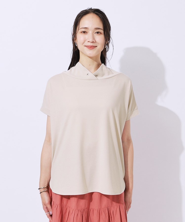 シューラルー/ドレスキップ(SHOO・LA・RUE/DRESKIP)の【高レビュー/UV】さらりと大人カジュアルな装いに 抜け襟Tシャツ25