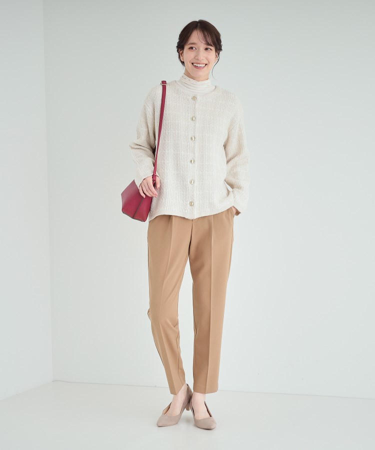 シューラルー/ドレスキップ(SHOO・LA・RUE/DRESKIP)の【洗える】すっきりきれい見え ストレッチテーパードパンツ8