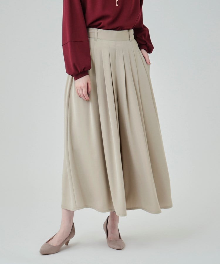 シューラルー/ドレスキップ(SHOO・LA・RUE/DRESKIP)の【高レビュー/洗える】柔らかで上品に　落ち感のきれいなボリュームスカーチョ9
