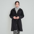 シューラルー/ドレスキップ(SHOO・LA・RUE/DRESKIP)の【撥水】女性らしいシルエットが叶う 切替ボンディングコート ブラック(019)