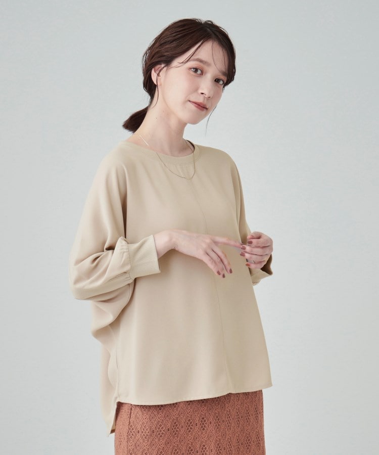 シューラルー/ドレスキップ(SHOO・LA・RUE/DRESKIP)の【洗える/洗濯後にシワになりにくい】リブ切替ドルマンブラウス19