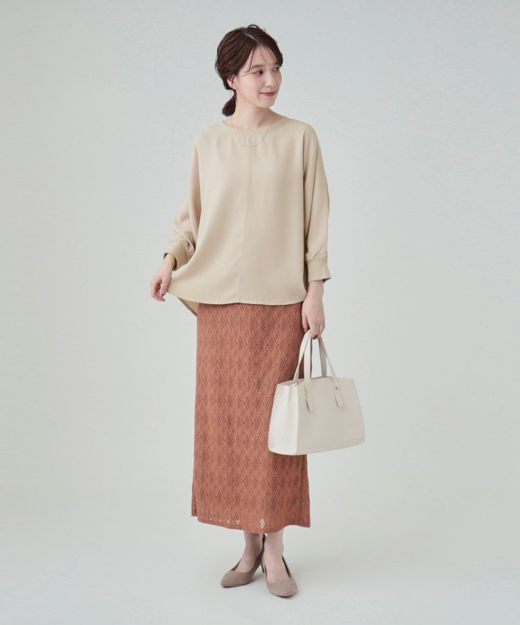シューラルー/ドレスキップ(SHOO・LA・RUE/DRESKIP)の【洗える/洗濯後にシワになりにくい】リブ切替ドルマンブラウス20