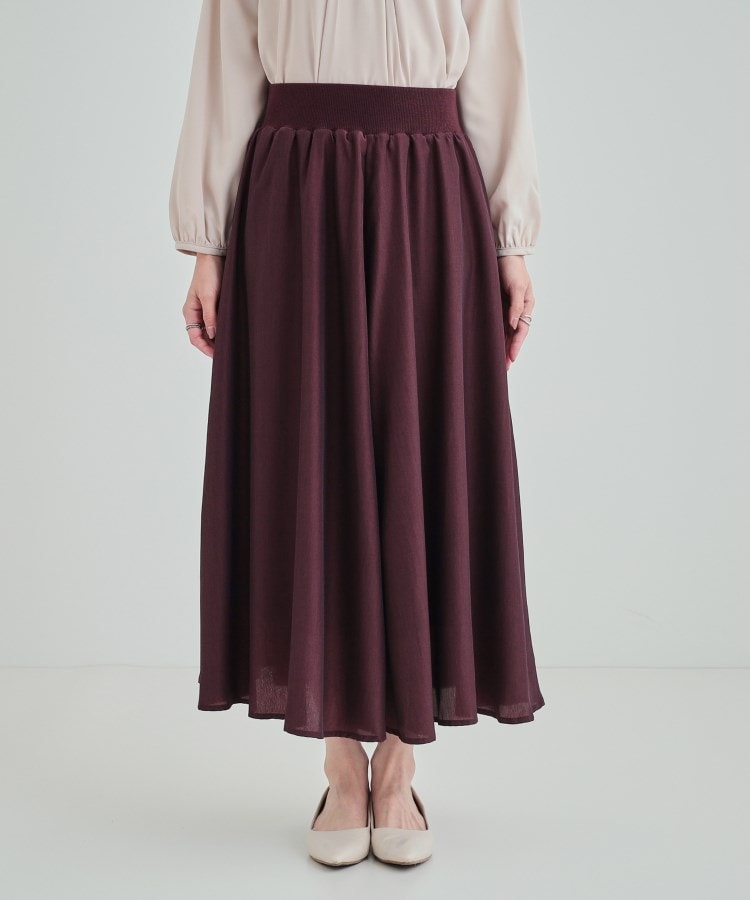 ROCHAS/ロシャス】SATIN スカート（ひざ丈スカート）｜VERMEIL