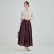 シューラルー/ドレスキップ(SHOO・LA・RUE/DRESKIP)のウエストリブで無理せずキレイ　艶やかに彩る サテンフレアスカート3