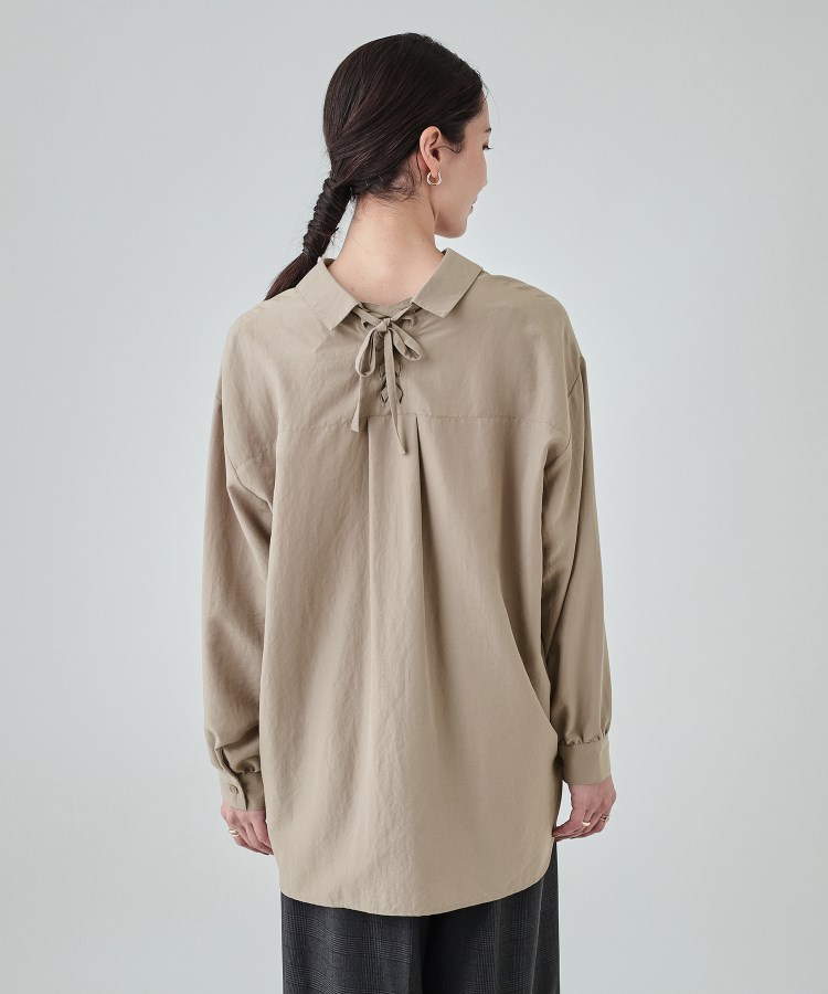シューラルー/ドレスキップ(SHOO・LA・RUE/DRESKIP)の【無理せずキレイ】後ろ姿が引き立つ バックレースアップブラウス21