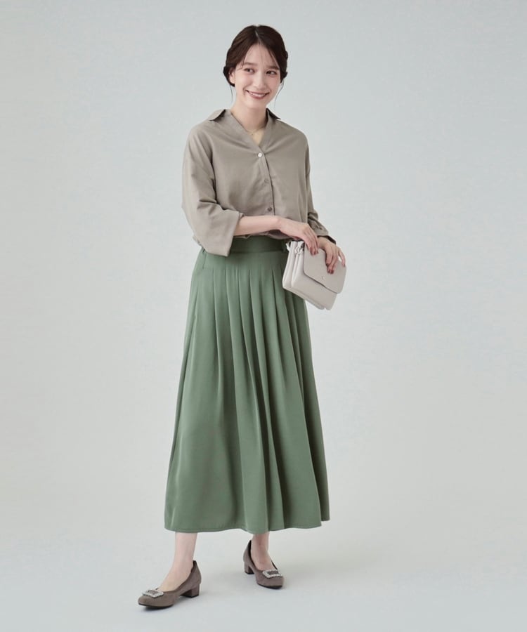 シューラルー/ドレスキップ(SHOO・LA・RUE/DRESKIP)の【無理せずキレイ】後ろ姿が引き立つ バックレースアップブラウス26