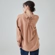 シューラルー/ドレスキップ(SHOO・LA・RUE/DRESKIP)の【無理せずキレイ】後ろ姿が引き立つ バックレースアップブラウス ピンク(072)