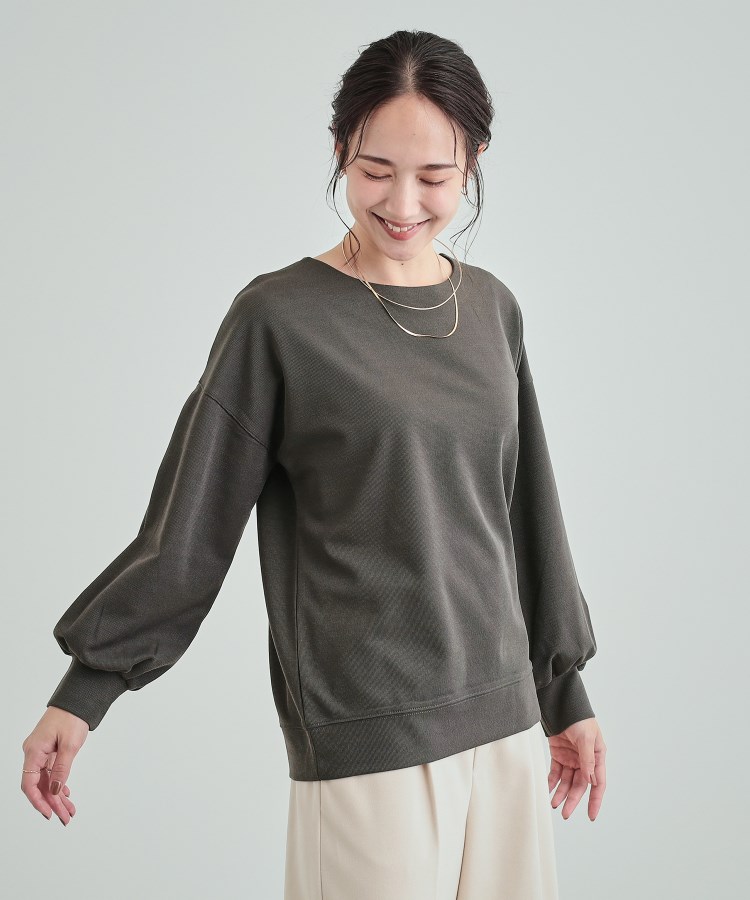 シューラルー/ドレスキップ(SHOO・LA・RUE/DRESKIP)の【洗える】きれいめ上品な 大人のパフスリーブトップス2