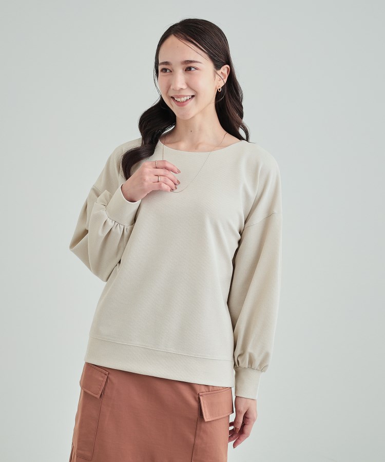 シューラルー/ドレスキップ(SHOO・LA・RUE/DRESKIP)の【洗える】きれいめ上品な 大人のパフスリーブトップス5