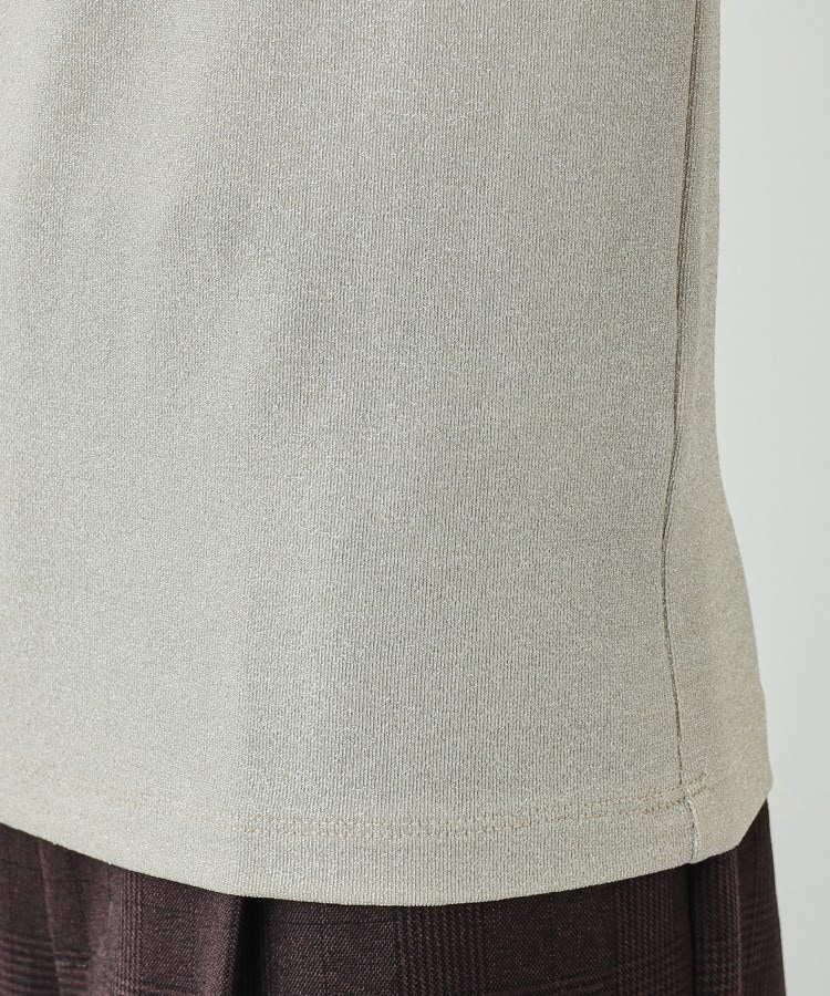 シューラルー/ドレスキップ(SHOO・LA・RUE/DRESKIP)のラメクルーネックロングTシャツ22