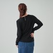 シューラルー/ドレスキップ(SHOO・LA・RUE/DRESKIP)のラメクルーネックロングTシャツ10