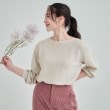 シューラルー/ドレスキップ(SHOO・LA・RUE/DRESKIP)の【高レビュー/S-LL】大人のきらめき ボートネック ラメニット ライトベージュ(051)