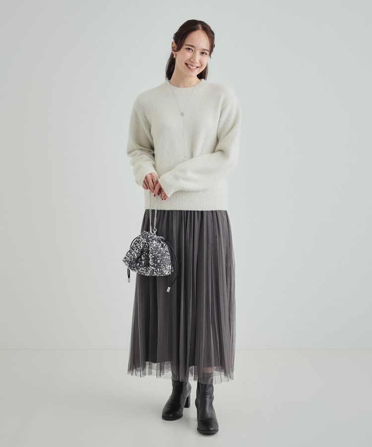 高レビュー/S-LL】上品にキラリと華やぐ スパンコール フェザー 高レビュー/S-LL】上品にキラリと華やぐ スパンコール フェザー