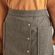 シューラルー/ドレスキップ(SHOO・LA・RUE/DRESKIP)の【S-LL/あったか】きれいめ ドット釦ナロースカート16