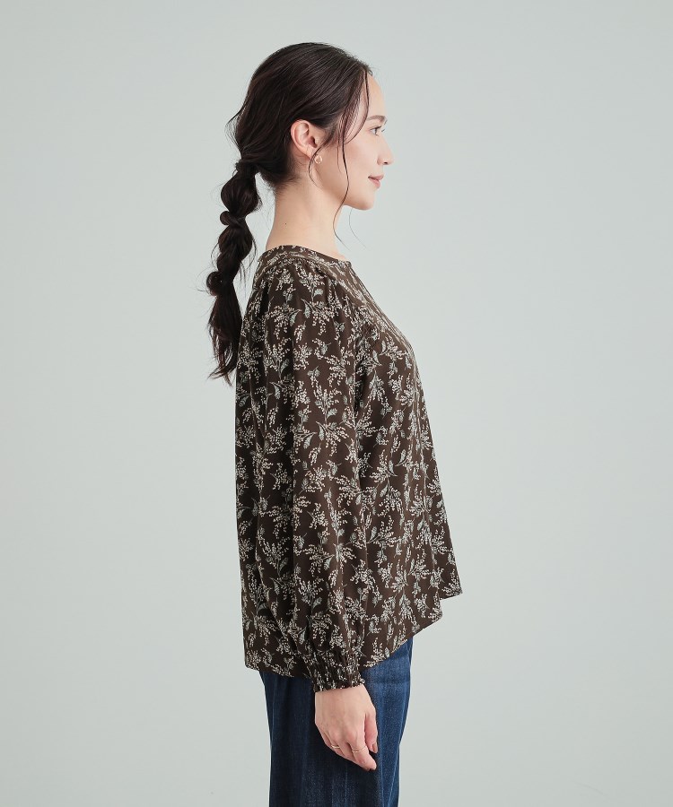 シューラルー/ドレスキップ(SHOO・LA・RUE/DRESKIP)の【洗える/イージーケア】花柄お袖シャーリングブラウス14