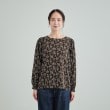 シューラルー/ドレスキップ(SHOO・LA・RUE/DRESKIP)の【洗える/イージーケア】花柄お袖シャーリングブラウス13