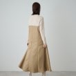 シューラルー/ドレスキップ(SHOO・LA・RUE/DRESKIP)の【S-LL】楽して好印象 大人のための 異素材ドッキングフレアワンピース10