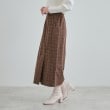 シューラルー/ドレスキップ(SHOO・LA・RUE/DRESKIP)の【S-LL】きれいなIラインシルエット あったかチェックナロースカート9