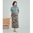 シューラルー/ドレスキップ(SHOO・LA・RUE/DRESKIP)の【S-LL】きれいなIラインシルエット あったかチェックナロースカート20