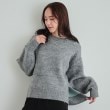 シューラルー/ドレスキップ(SHOO・LA・RUE/DRESKIP)の【S-LL】Wフェイス ふわふわ起毛ニット グレー(012)