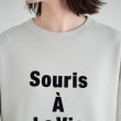 シューラルー/ドレスキップ(SHOO・LA・RUE/DRESKIP)の【S-LL】もちさら フロッキーロゴプリントスウェット20
