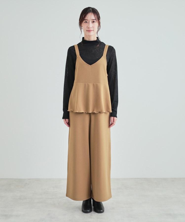 シューラルー/ドレスキップ(SHOO・LA・RUE/DRESKIP)の【S-LL/前後2WAY】 大人のための 甘すぎないティアードフリルサロペット22