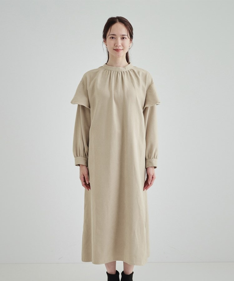 シューラルー/ドレスキップ(SHOO・LA・RUE/DRESKIP)の【S-LL】大人の甘めコーデに お袖フリルワンピース13