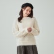 シューラルー/ドレスキップ(SHOO・LA・RUE/DRESKIP)の【高レビュー/S-LL】思わず触れたくなる 大人の透かし編みフェザーニット5