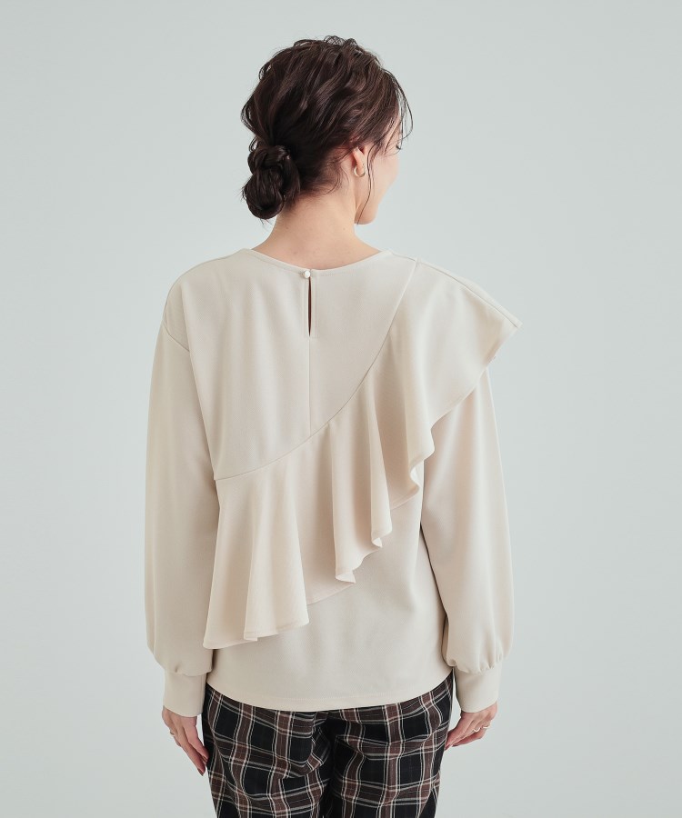 シューラルー/ドレスキップ(SHOO・LA・RUE/DRESKIP)の【洗える】ななめフリルデザイントップス15