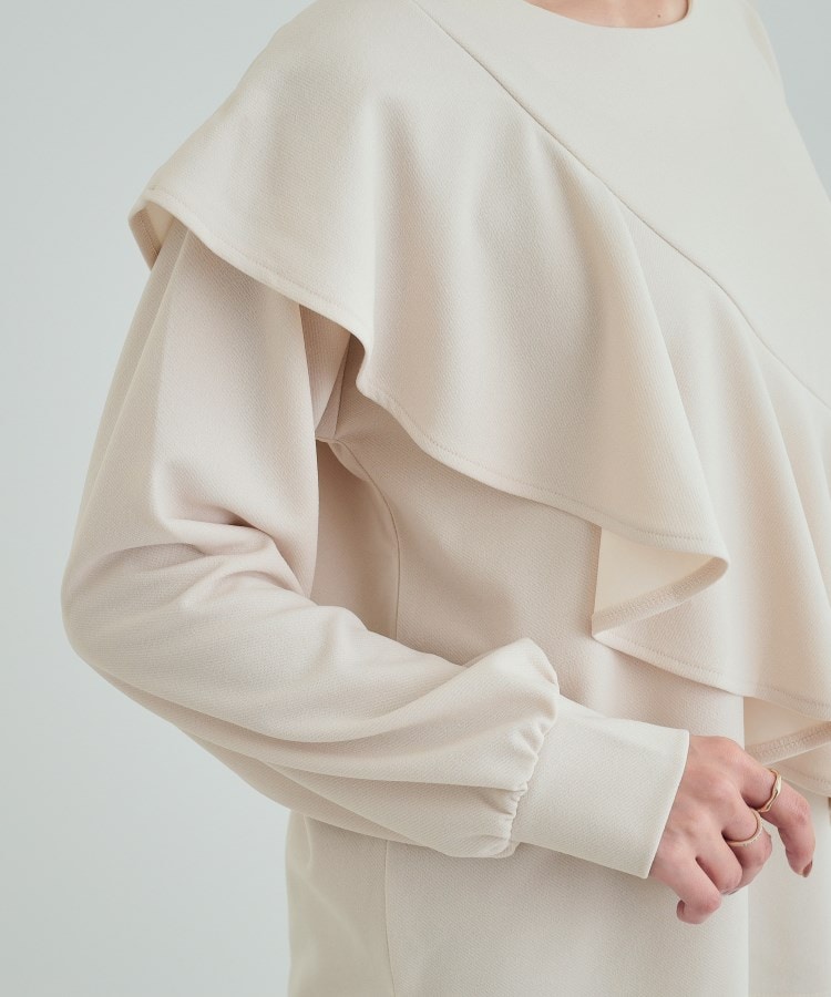 シューラルー/ドレスキップ(SHOO・LA・RUE/DRESKIP)の【洗える】ななめフリルデザイントップス19