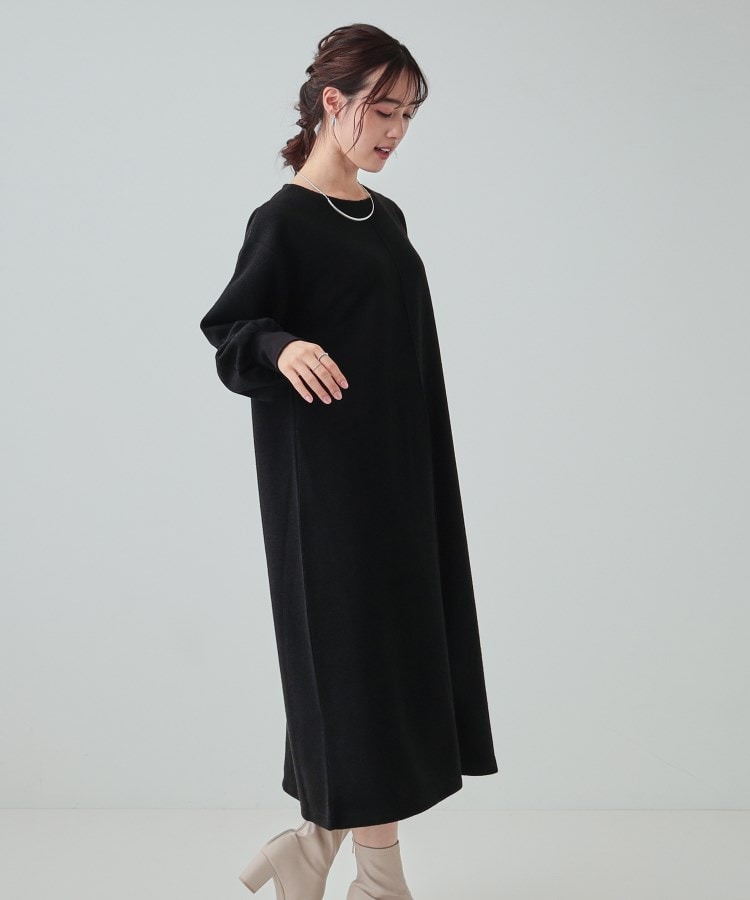 シューラルー/ドレスキップ(SHOO・LA・RUE/DRESKIP)の【S-LL】ツイード調お袖ふんわり Aラインワンピース13