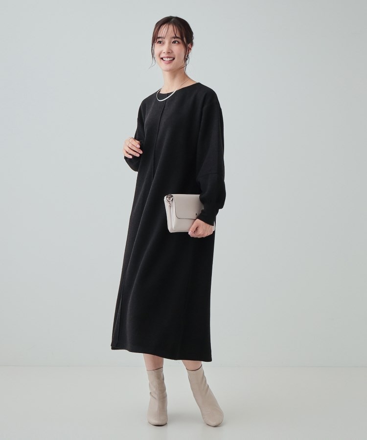 シューラルー/ドレスキップ(SHOO・LA・RUE/DRESKIP)の【S-LL】ツイード調お袖ふんわり Aラインワンピース14