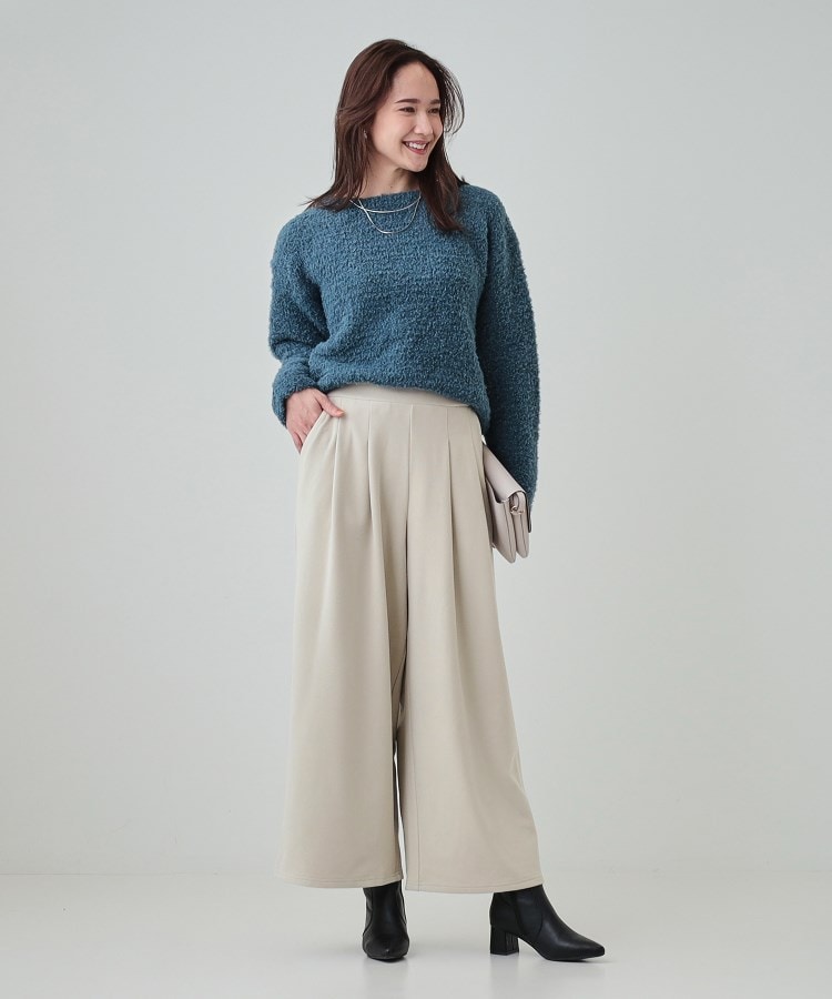 シューラルー/ドレスキップ(SHOO・LA・RUE/DRESKIP)の【選べる着丈】あったかもちもちガウチョパンツ17