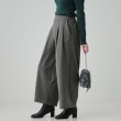 シューラルー/ドレスキップ(SHOO・LA・RUE/DRESKIP)の【選べる着丈】あったかもちもちガウチョパンツ チャコールグレー(013)
