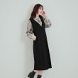 シューラルー/ドレスキップ(SHOO・LA・RUE/DRESKIP)の【S-LL】大人クラシカルな印象に ボックスプリーツ Vネックジャンドレ2